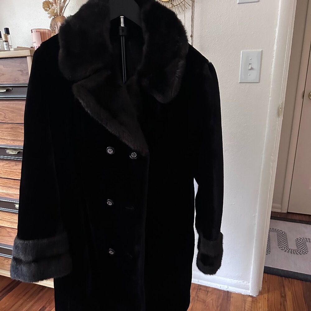 Vintage Borgazia Faux Fur Cot